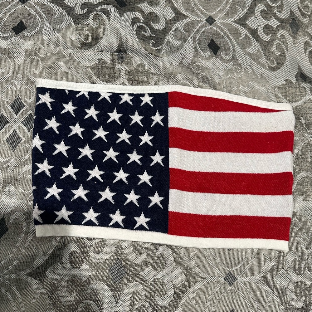 FashionNova American Flag tube top